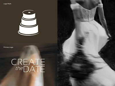 Create the Date Logo - DIY Wedding Company branding graphic design logo wedding