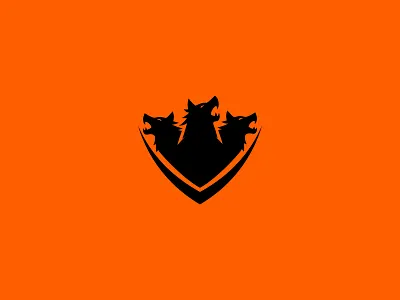 Cerberus Logo animal animal logo beast logo branding cerberus cerberus logo design game graphic design illustration logo logo design strong top dogs vector