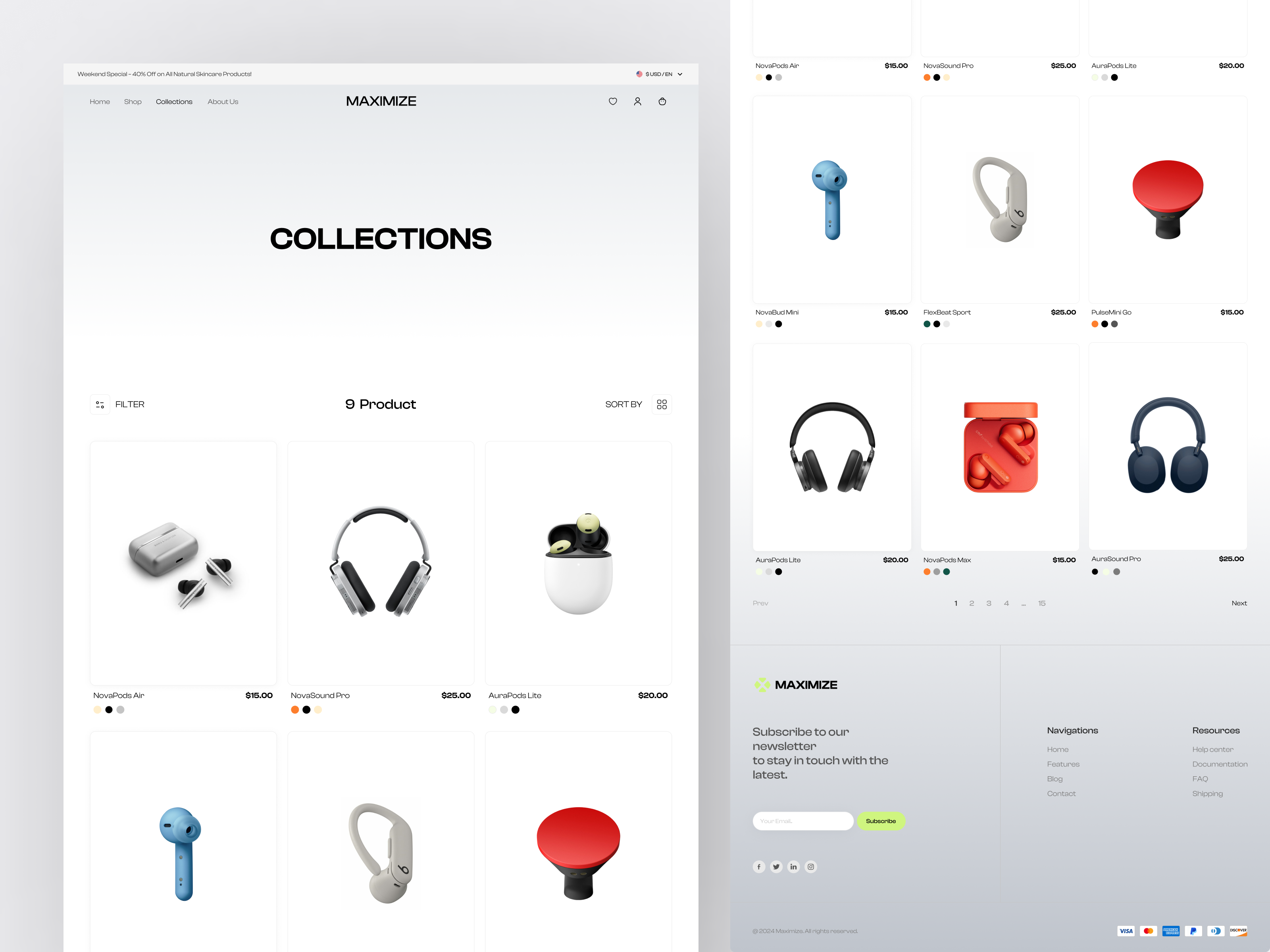 Maximize - Digital Marketplace Collection Page