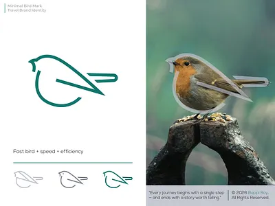 Minimal Bird Logo | Travel Brand Identity & Logo Mark Design abstract logo animal logo bird logo brand identity branding identity design line logo logo archive logo design logo design 2026 logo designer logo mark minimal logo modern logo startup logo tourism branding travel agency branding travel agency logo travel brand identity travel logo