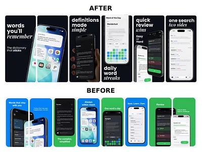 App Store screenshots redesigned app preview app store appstorescreenshots aso ios iosapp mobiledesign premium screenshots screenshots screenshots design uiuxdesign