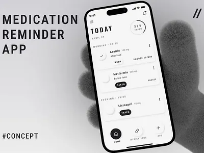 Medication Reminder Mobile iOS App Design ai ai app android app app design app inteface assistant chat dashboard dashboard design design healthcare app ios medical app mobile mobile app mobile ui reminder app ui ux