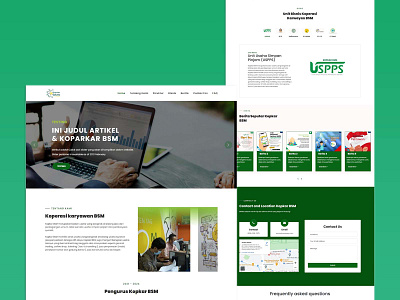 UI ComPro Kopkar BSM app branding design graphic design illustration landing page services ui uiux ux web website