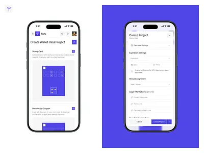 Tixly — Wallet Pass Project app card clean coupon drumncode mobile pass passes responsive tickets wallet web web app