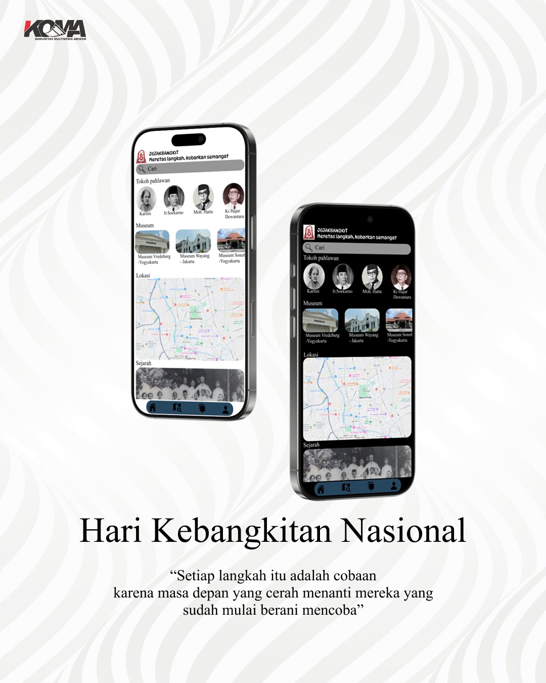 KHB HARI KEBANGKITAN NASIONAL desain aplikasi desain ui mobile apps ui ux