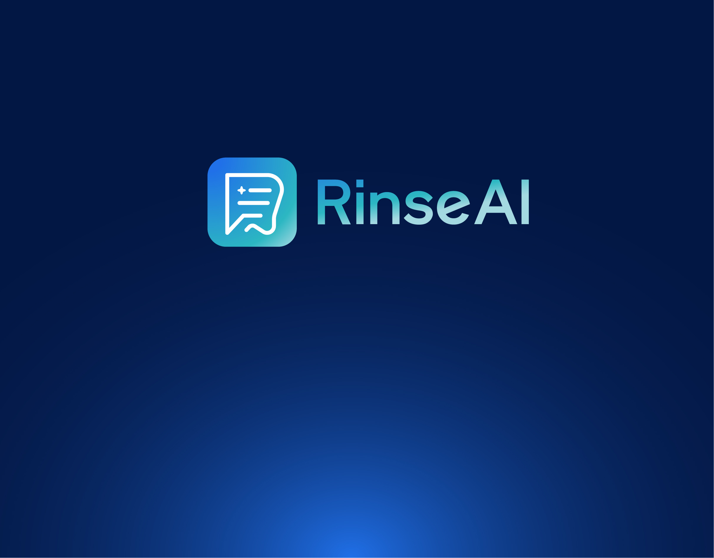 RinseAI Brand Identity Design ai dental ai dental clinic brand design branding dental logo dentist logo design logo logo design typography
