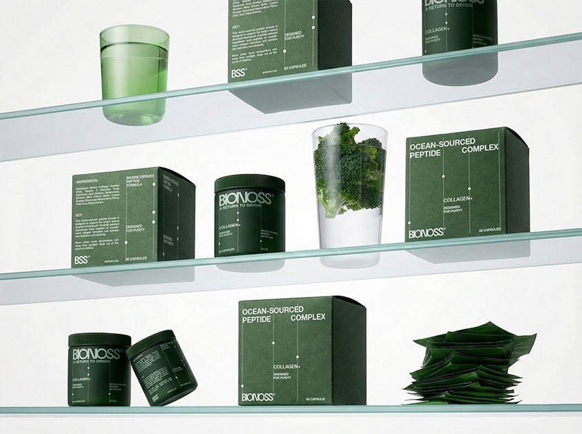 BIONOSS — Brand Identity & Packaging brand design branding design graphic design illustration logo typography