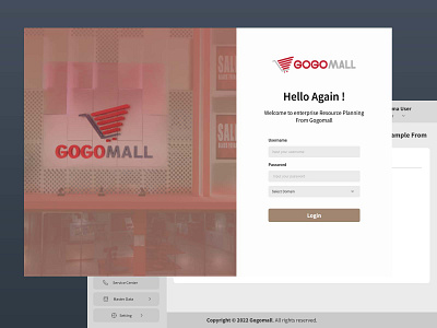 UI ERP Design Gogomall branding design design system figma flow illustration ui user flow ux web website