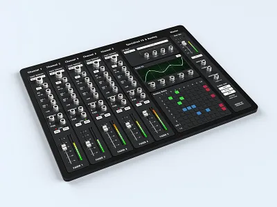 3d UI 3d 3d design 3dui design device dribbble music product design render ui ux webshocker