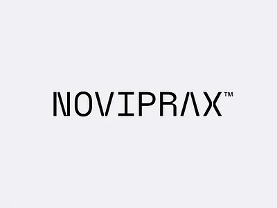 Noviprax Logo Wordmark bold brand design brand guidelines brand identity brand system branding clean logo logo design logo wordmark logotype minimal modern product saas system tech technology visual identity wordmark