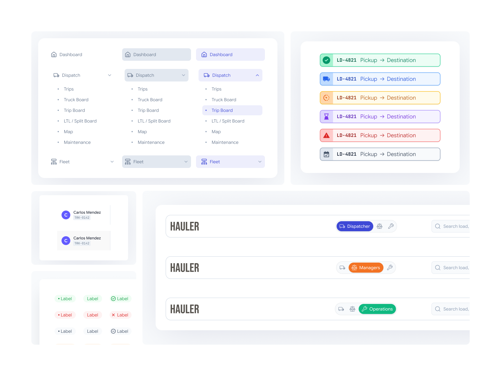 Example of Figma Design System Built