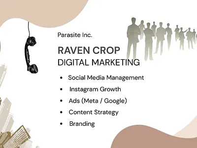 Raven Crop – Business Card Design branding design graphic design logo