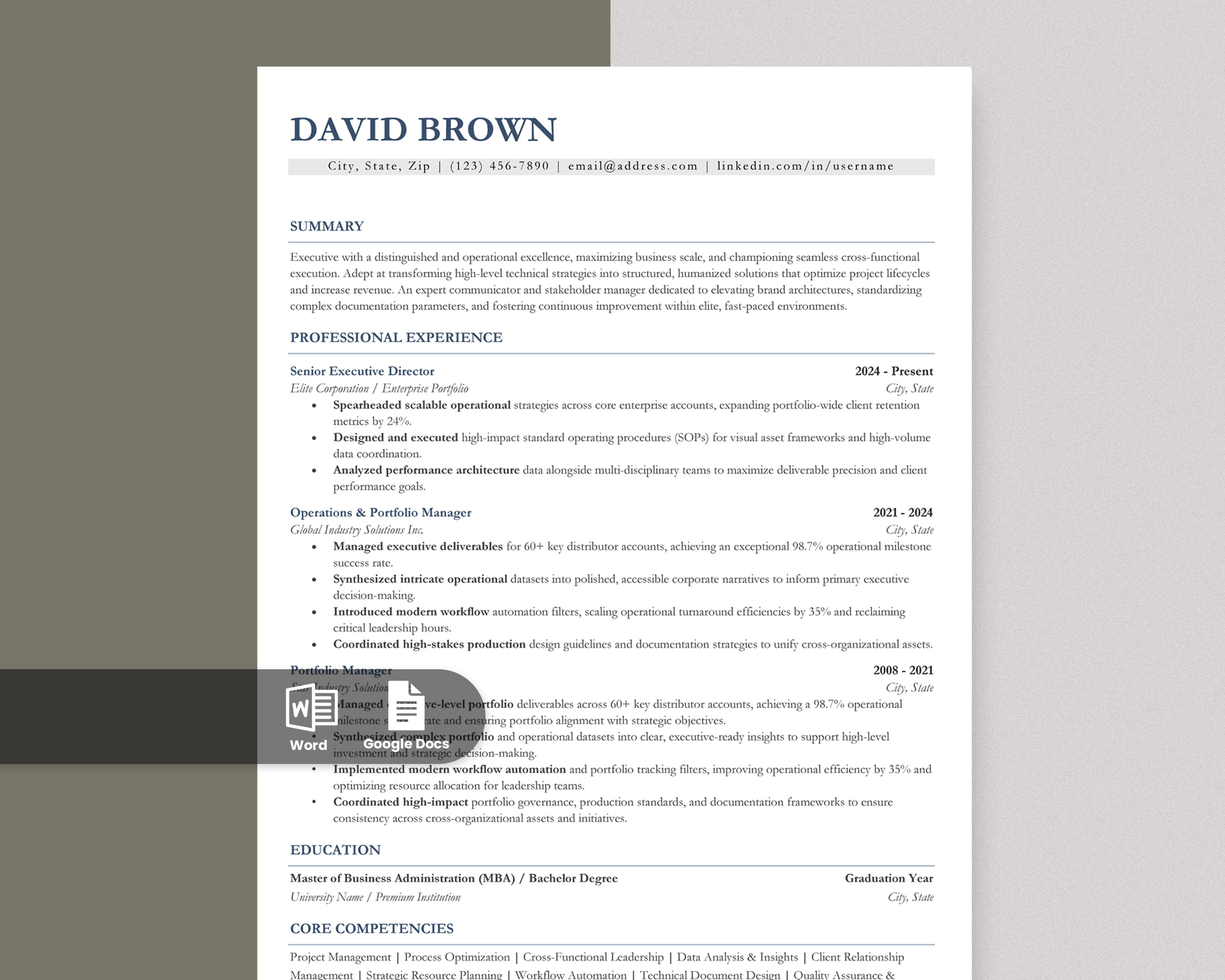 Executive ATS Resume / CV ats cv template ats resume career resume clean cv corporate resume cv template editable resume hiring resume instant download job application cv job resume minimalist resume modern cv template modern resume one page resume professional cv professional resume resume design resume template simple cv