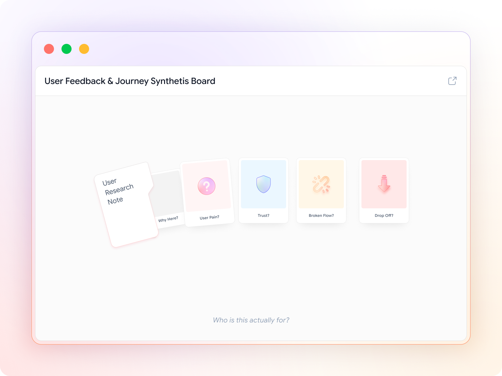 Example of UX Diagnosis & Design Strategy