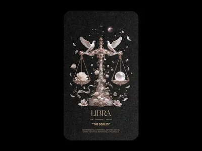 Libra, The Scales — Zodiac CODEX by INDUSTRIA® air sign ancient symbols archetype astrology branding agency codex design design inspiration digital illustration illustration industria libra libra zodiac sacred symbolism symbols the scales venus zodiac art zodiac signs