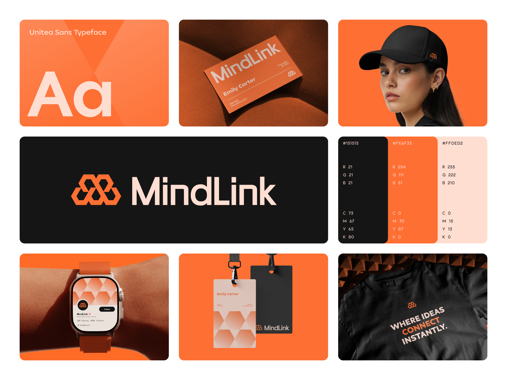 Example of Brand Identity Tech Ai Saa S & Healthcare