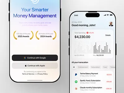 Evoo - AI Personal Finance App ai assistant ai finance app design budget tracker finance app finance copilot fintech mobile mobile app mobile app design mobile design money management personal finance ui ui design uiux uiux design ux wealth management wise integration