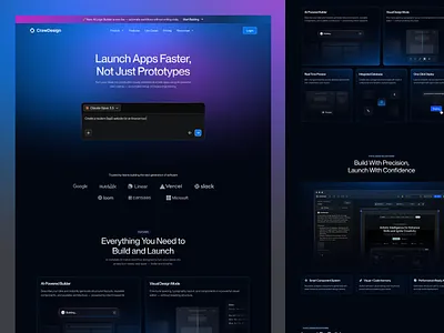 No-code platform landing page ai build website ai workflow landing page cansaas clean design landing page design no code landing page no code platform no code platform landing page no code service no code website product website saas saas landing page ui ui design ux ux design web design website design