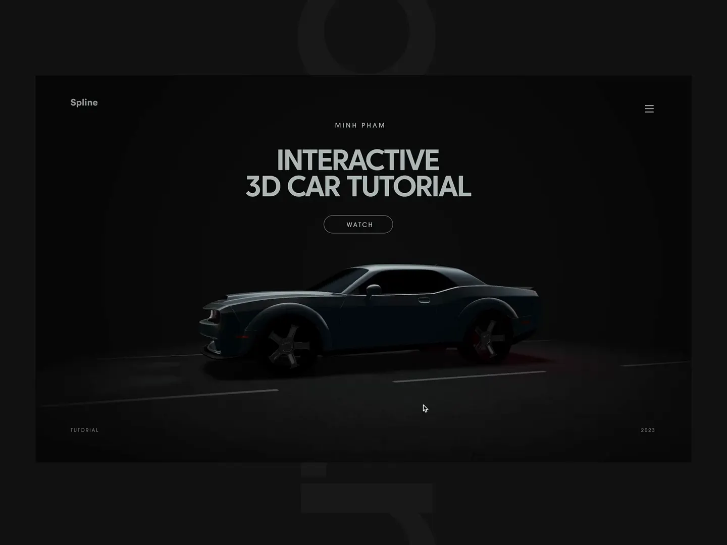 Engaging Tutorial Website for 3D Car Design