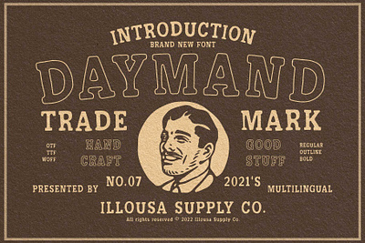 Daymand - Serif Typeface branding design graphic design illustration logo typeface typography ui ux vector