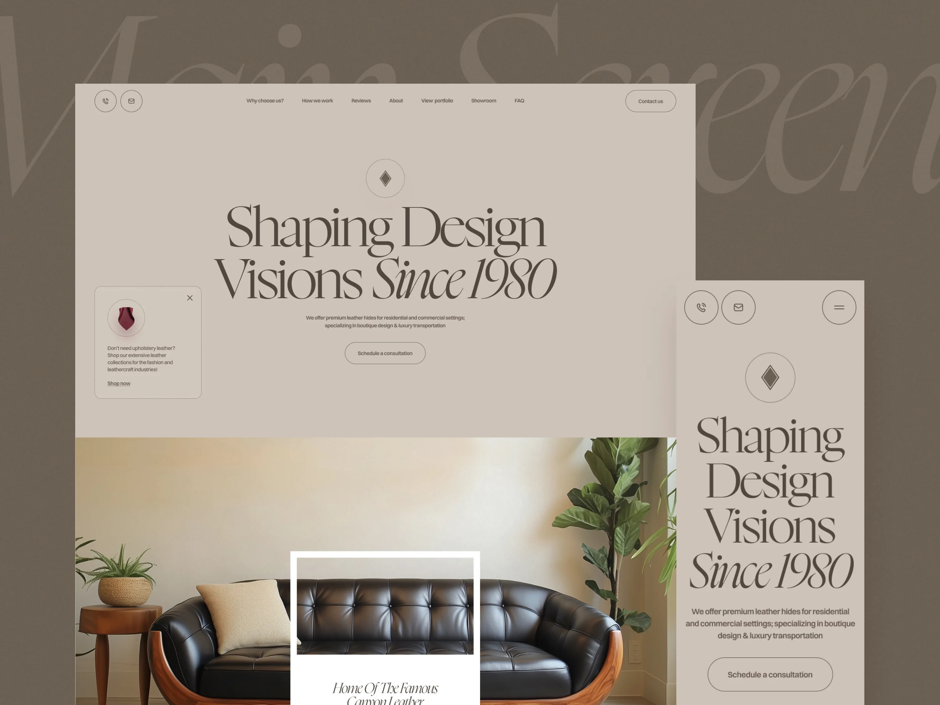 Example of Custom Website Design & Development