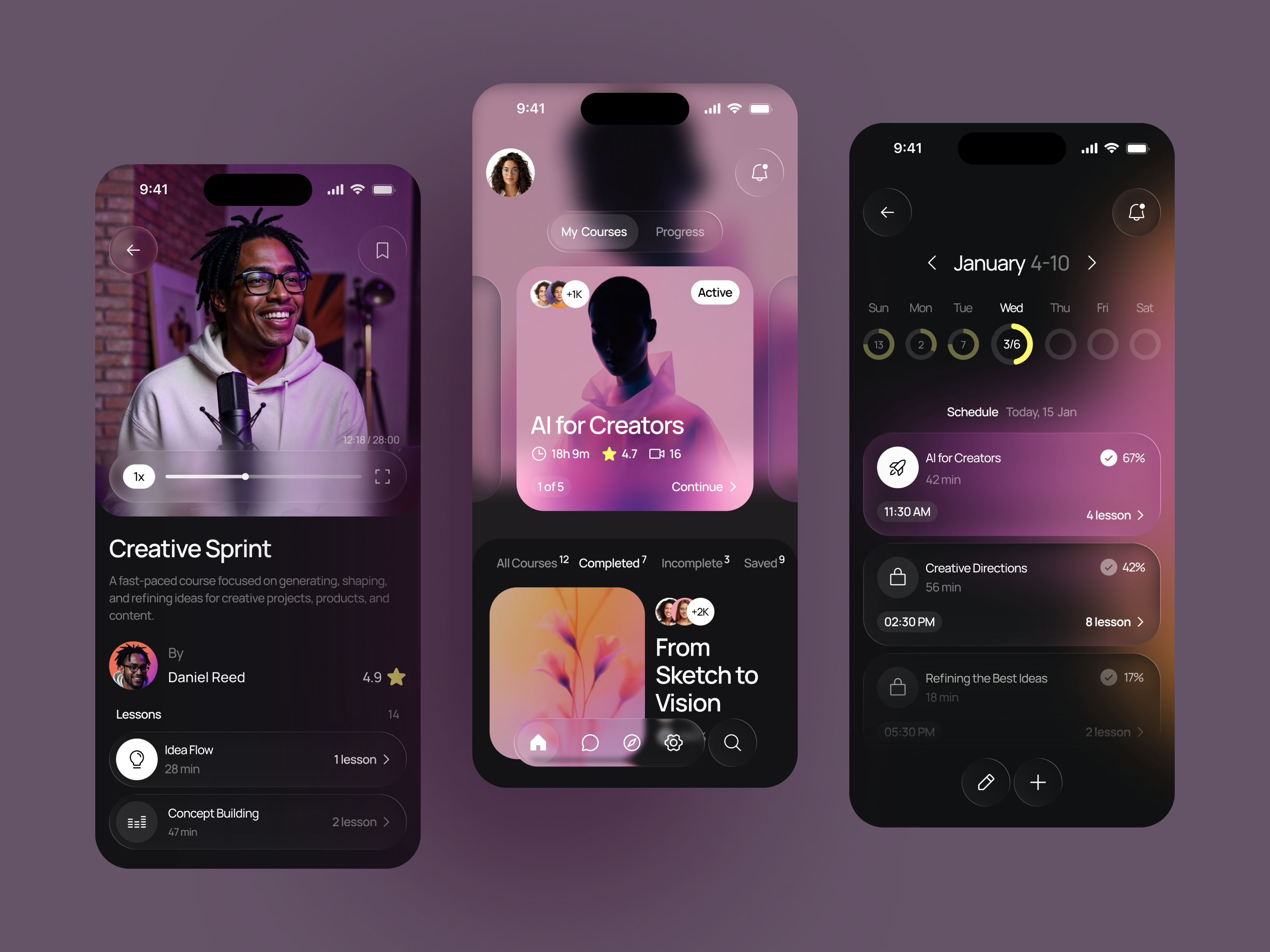 AI Learning Platform Mobile App for Creators