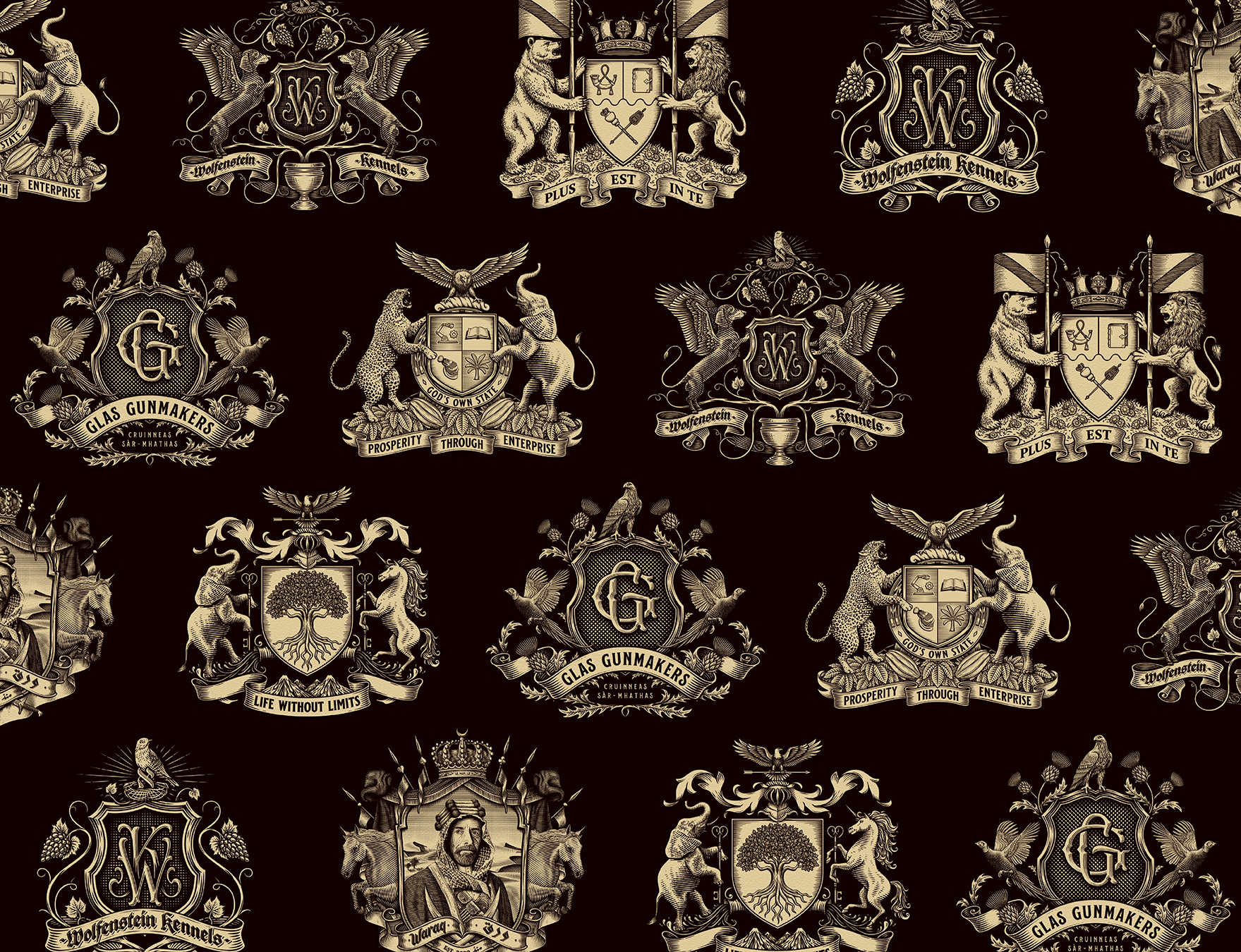 Example of Exclusive Coat Of Arms Illustration