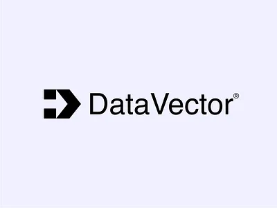 DataVector — Bold Geometric Logo & Brand Identity bold logo brand identity brand system branding creative logo data logo geometric logo logo design logo designer logo grid logomark minimal logo modern logo negative space saas branding symbol design tech logo vector logo