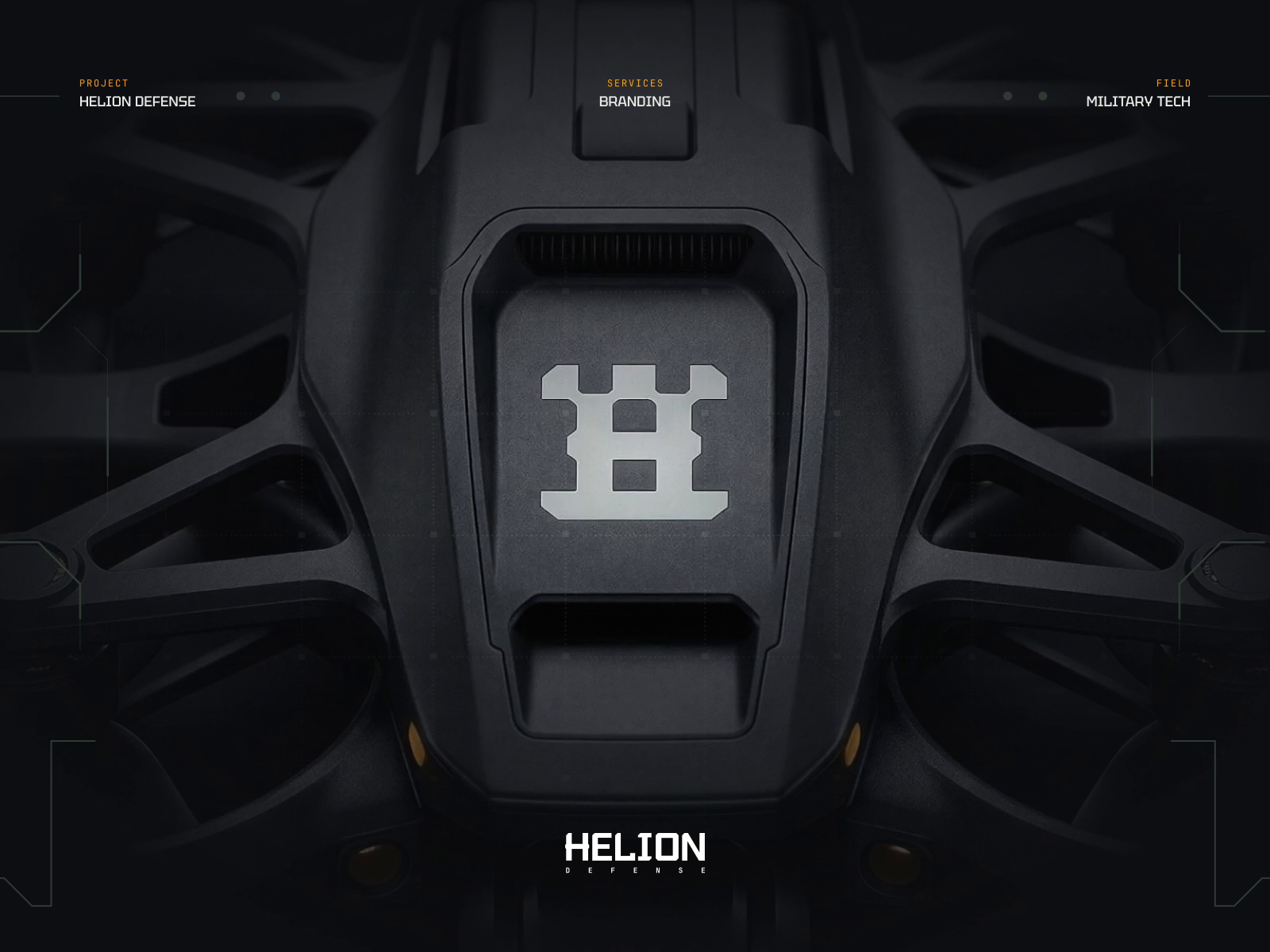 Military Logo & Brand Identity – Helion Defense