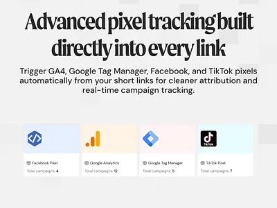 Advanced Pixel Tracking for Smarter Campaign Attribution custom link shortener custom short link link management platform make link shorter make link smaller make my link shorter shorten a website link