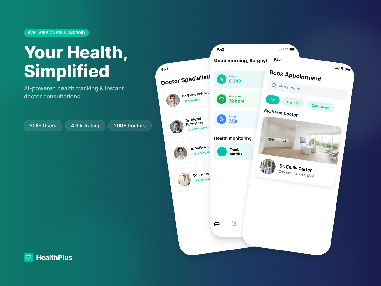 Health tracking mobile app UI/UX animation design ui ui ux design ux design web deisgn