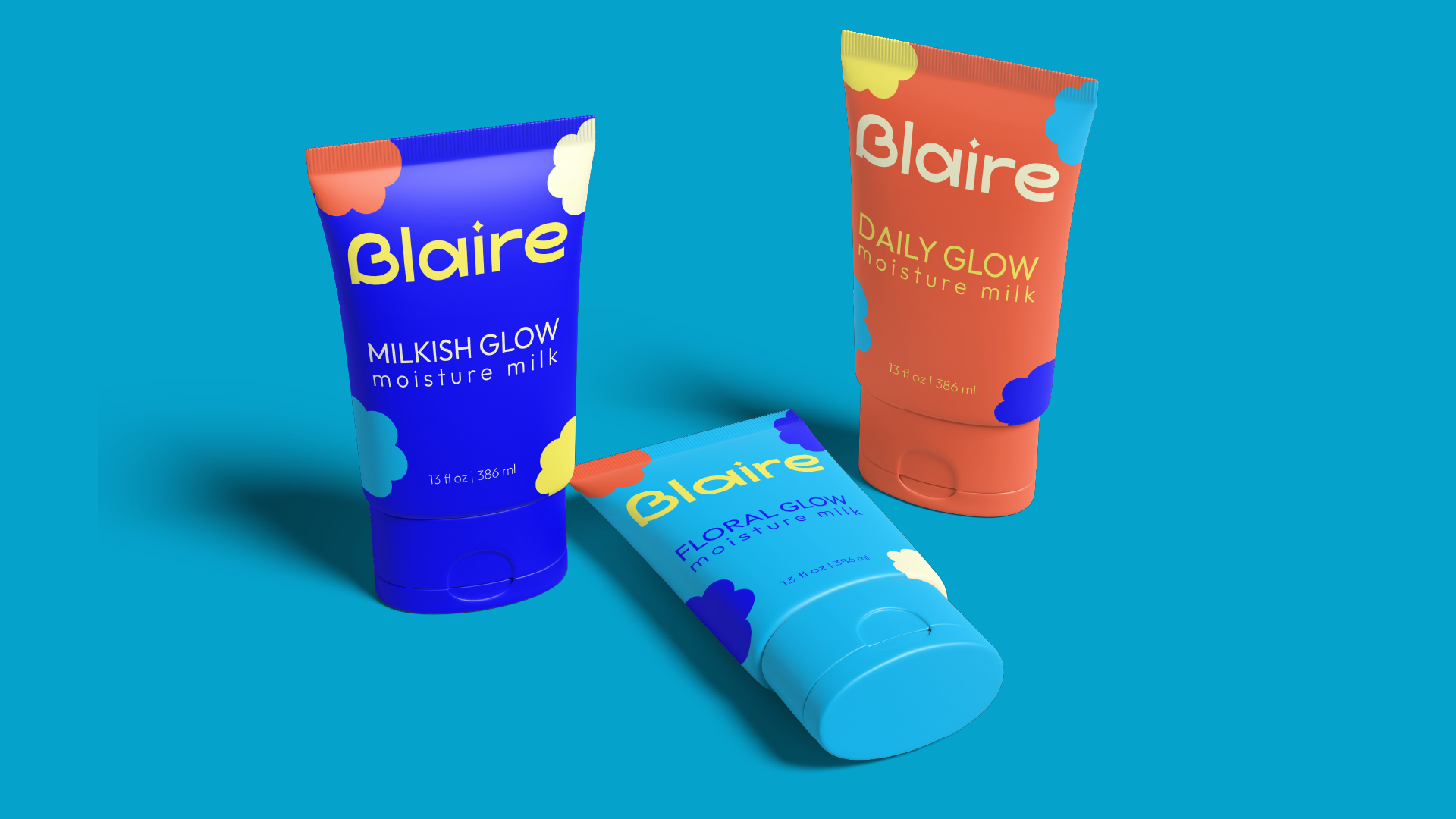 Blaire Modern Skincare Beauty Brand beauty branding design graphic design illustration label design logo packaging design skincare
