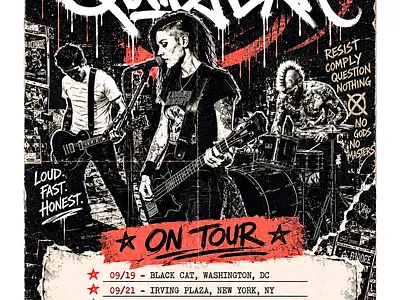 The Quiet Exit - Tour Campaign Launch branding graphic design