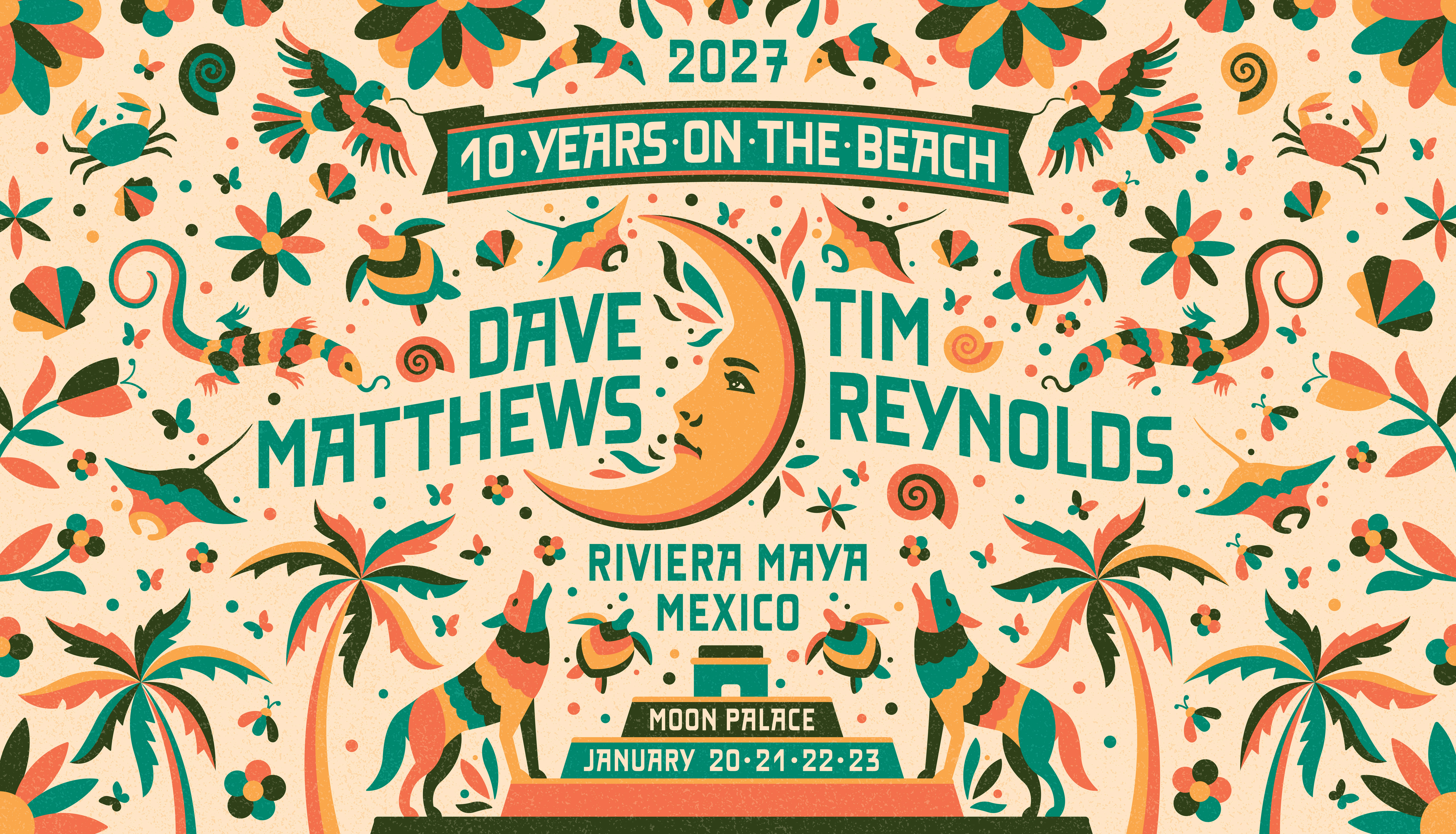 Dave Matthews & Tim Reynolds 2027 Riviera Maya Branding