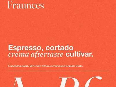 Animated Font Showcase - Café de Spécialité after effects animation branding figma font branding font showcase graphic design type design typography