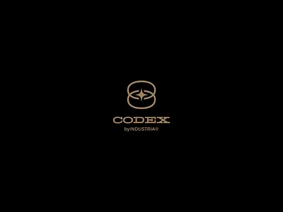 CODEX by INDUSTRIA® / Logo & Identity. brand identity brand inspiration brand mark branding branding agency codex design inspiration design studio geometric logo industria logo logo design logo design inspiration logomark mark design minimal logo monogram occult logo premium branding visual identity