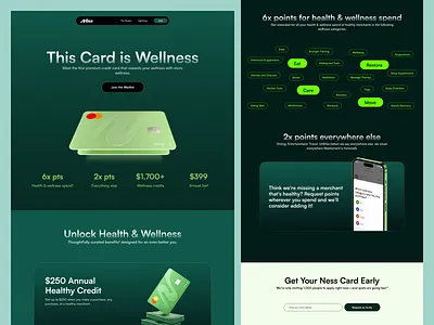 Landing Page Redesign credit card fintech health landing page healthcare healthcare landing page landing landing page landing page design landing page ui saas saas landing saas landing page web design