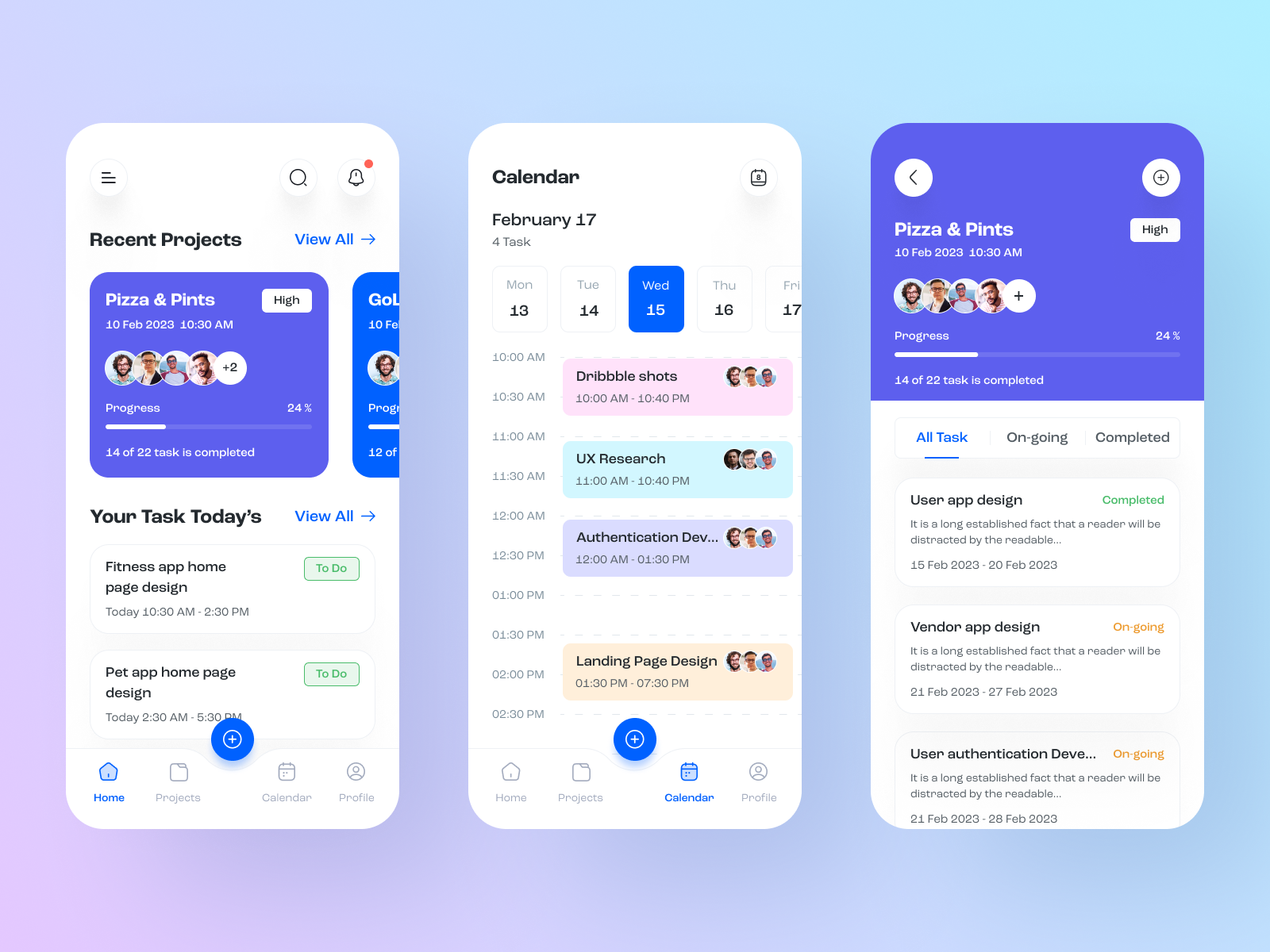 Task Management App By Tecorb Technologies ™ On Dribbble