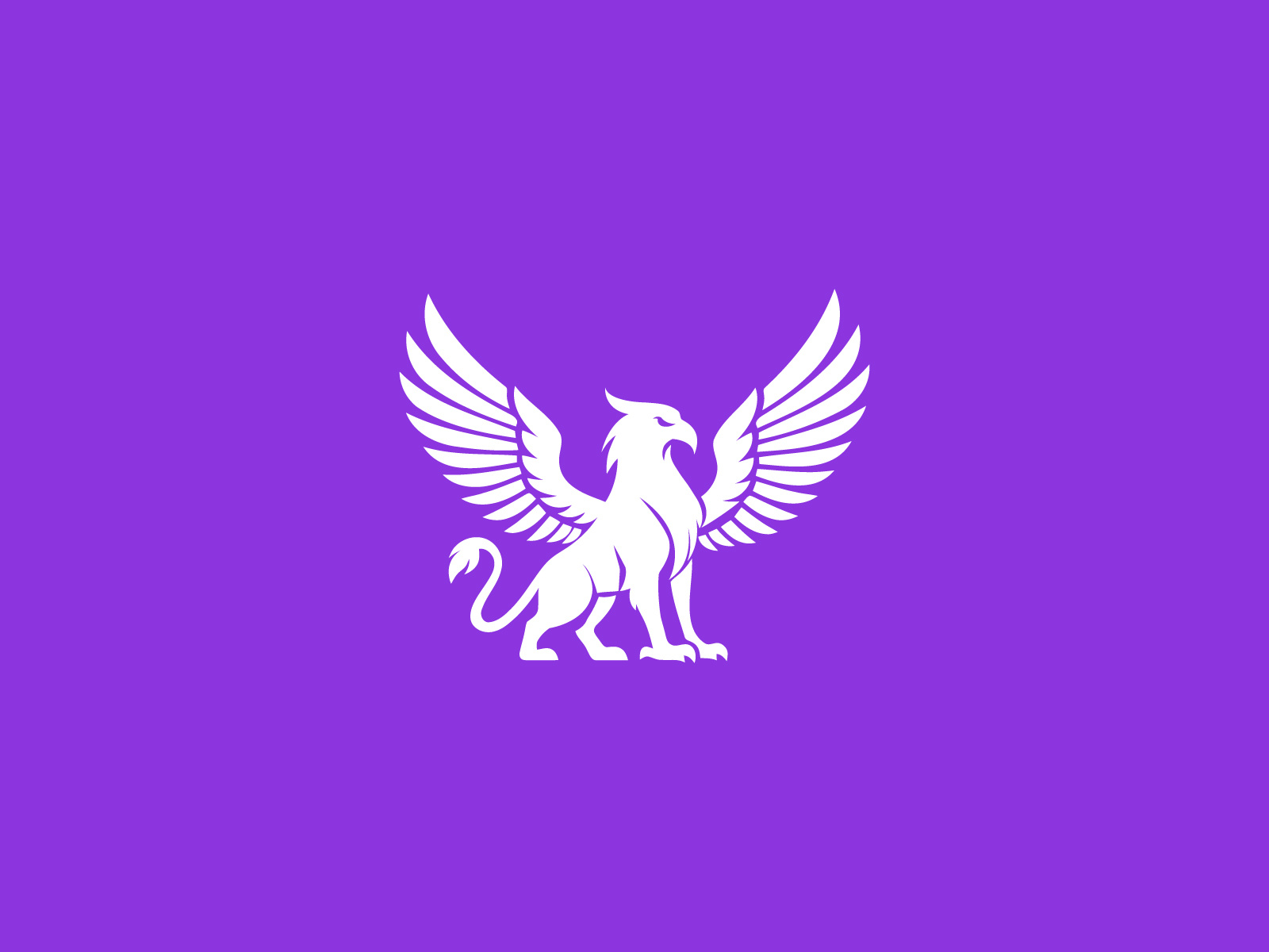 Griffin Logo | Powerful Mythical Griffin Mascot For Sale. animal logo brand identity branding custom logo esports logo fantasy logo griffin griffin logo griffin mascot logo design logo mark modern logo mythical logo power logo premium logo sports logo strength logo vector logo visual identity winged lion