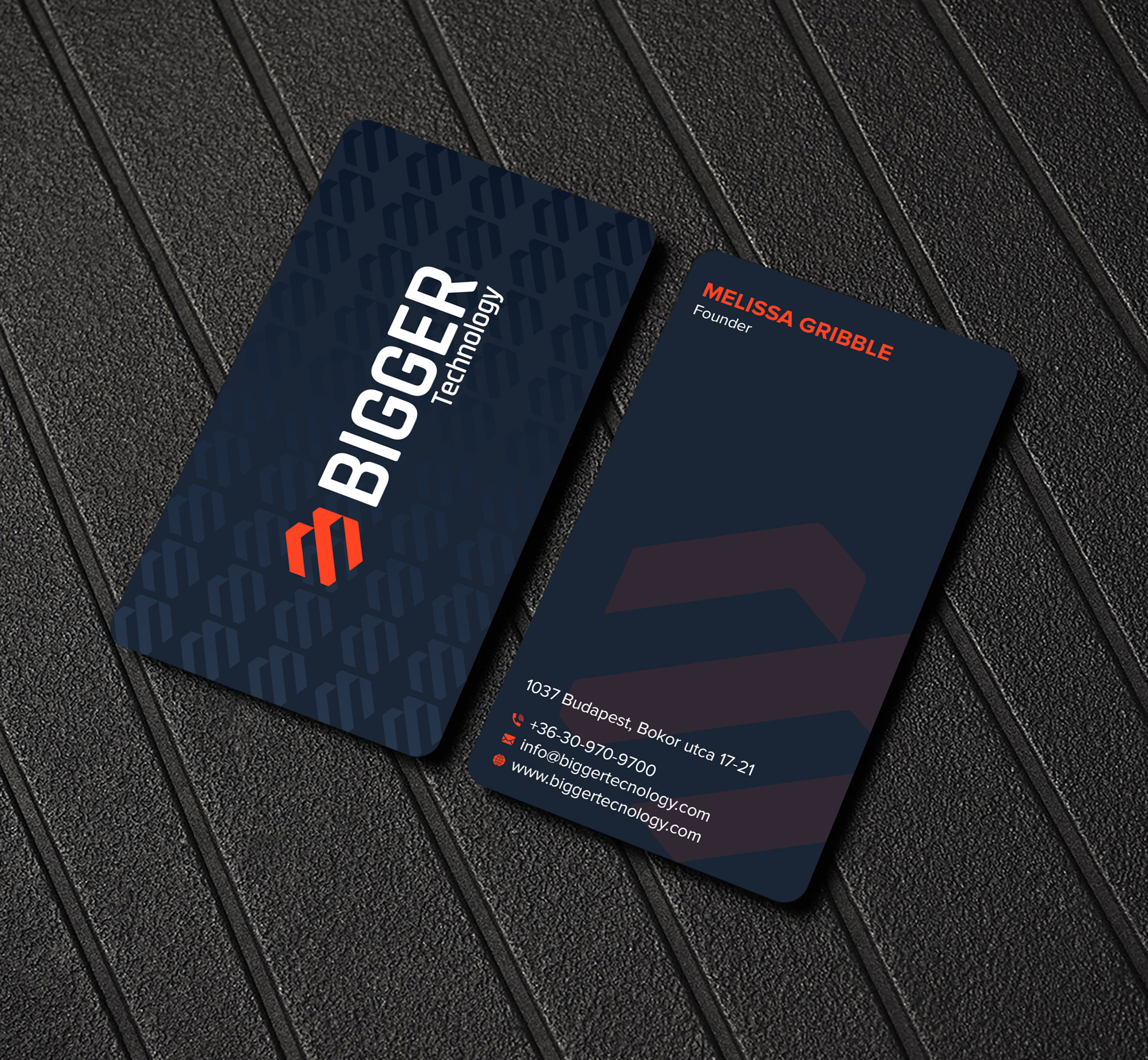 Example of Modern Business Card Design In 24 Hours