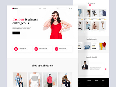 Artesan - Fashion Landing Page creative ecommerce landing page landing page design product design shopify ui design uiux design web design