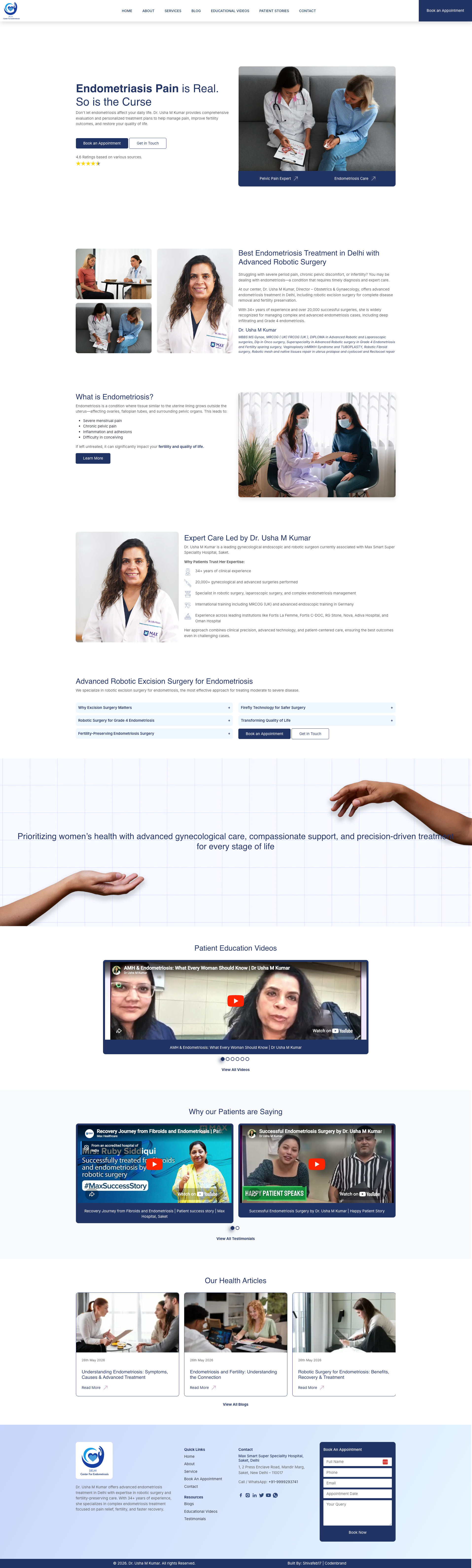 Delhi Centre for Endometriasis branding custom php template design drupal custom theme graphic design illustration logo php custom template ui wordpress custom theme