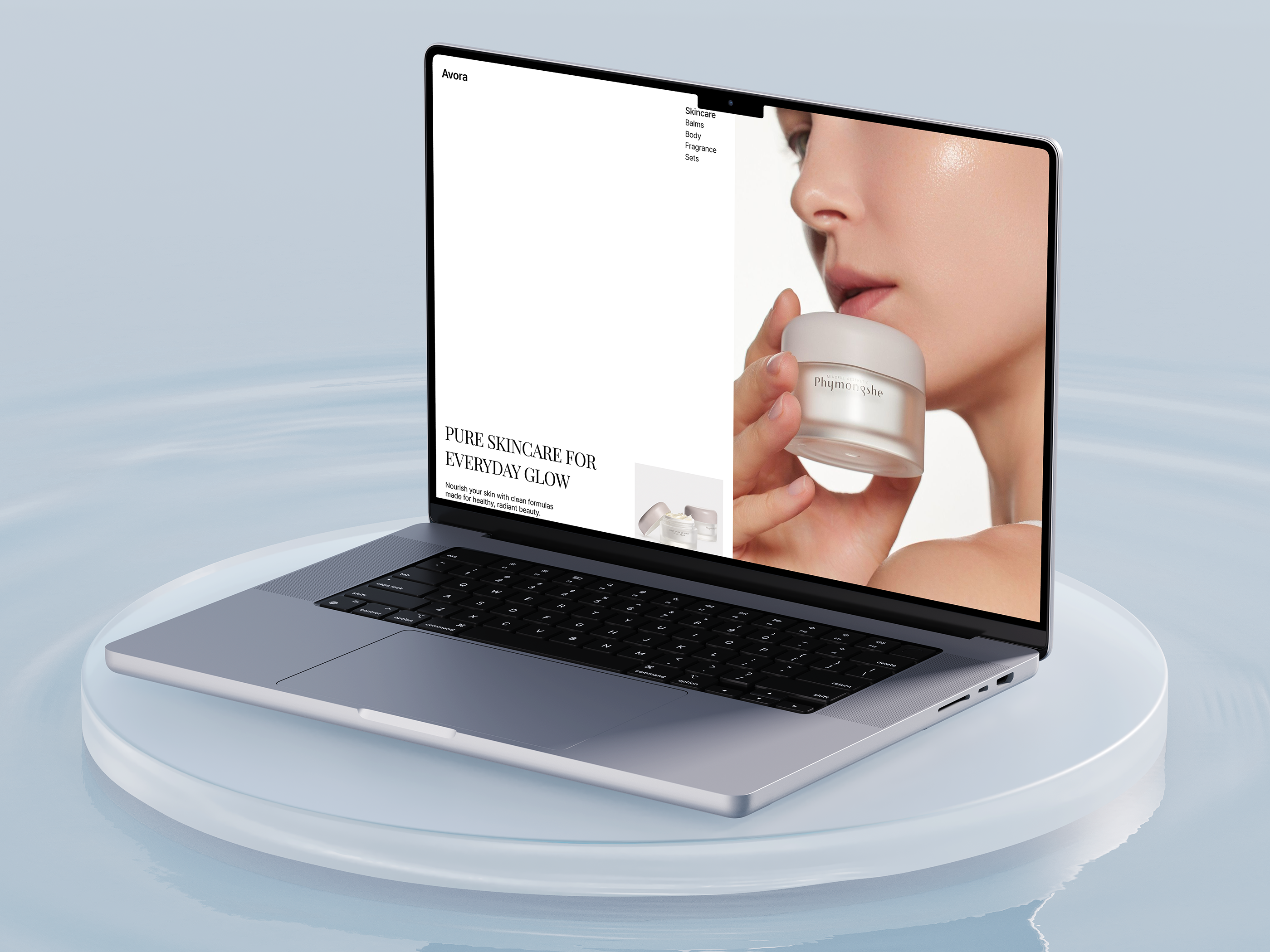 Luxury Skincare Landing Page Hero Section UI | Web UI Design beauty cosmetics web design beauty e commerce beauty landing page beauty website cosmetic landing page cosmetic ui cosmetics ui ecommerce landing page hero section landing page design landing page ui luxury skincare landing page ui product design product hero section skincare ui skincare website ui ui design user interface web ui design