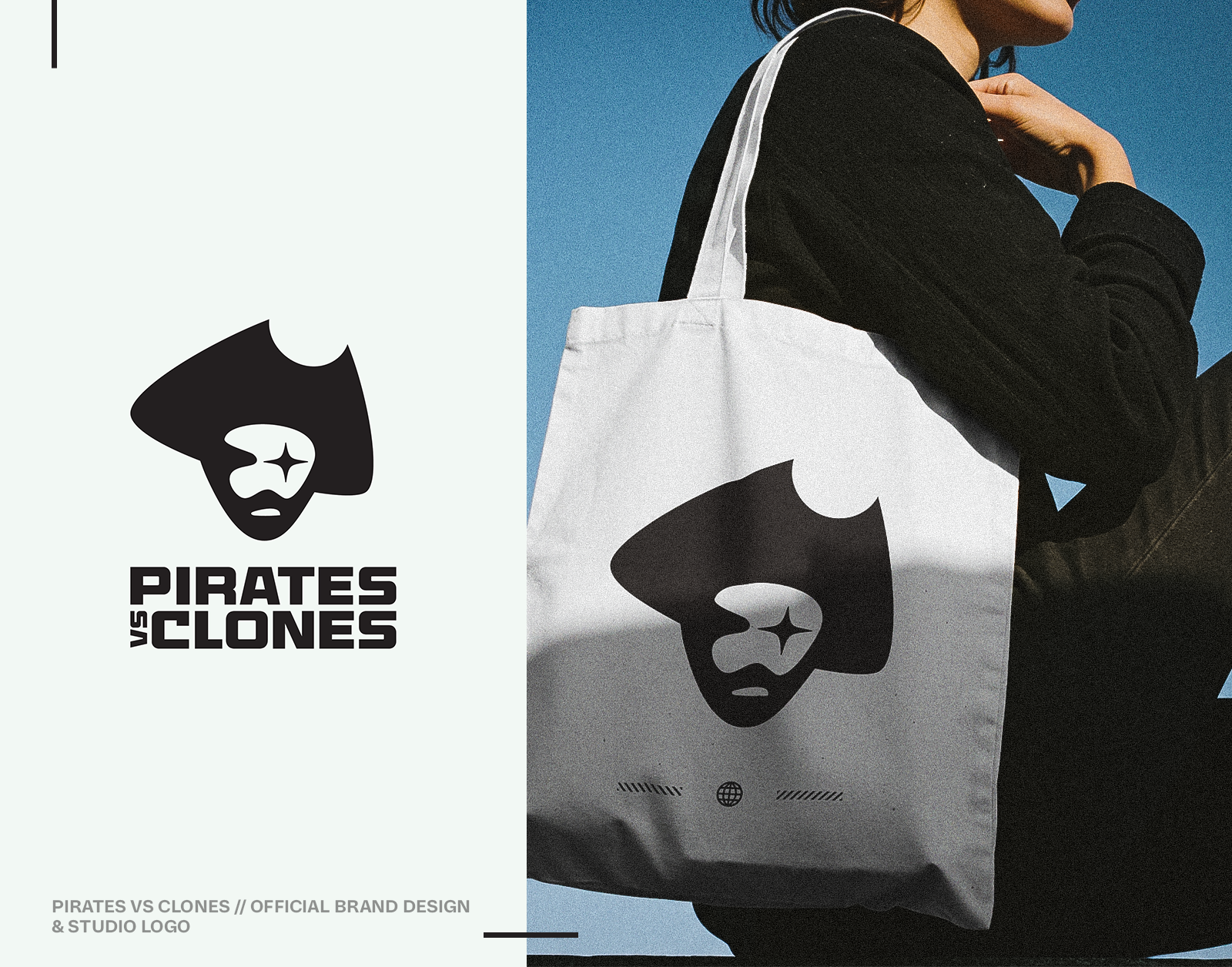 PIRATES VS CLONES // OFFICIAL BRAND DESIGN & STUDIO LOGO