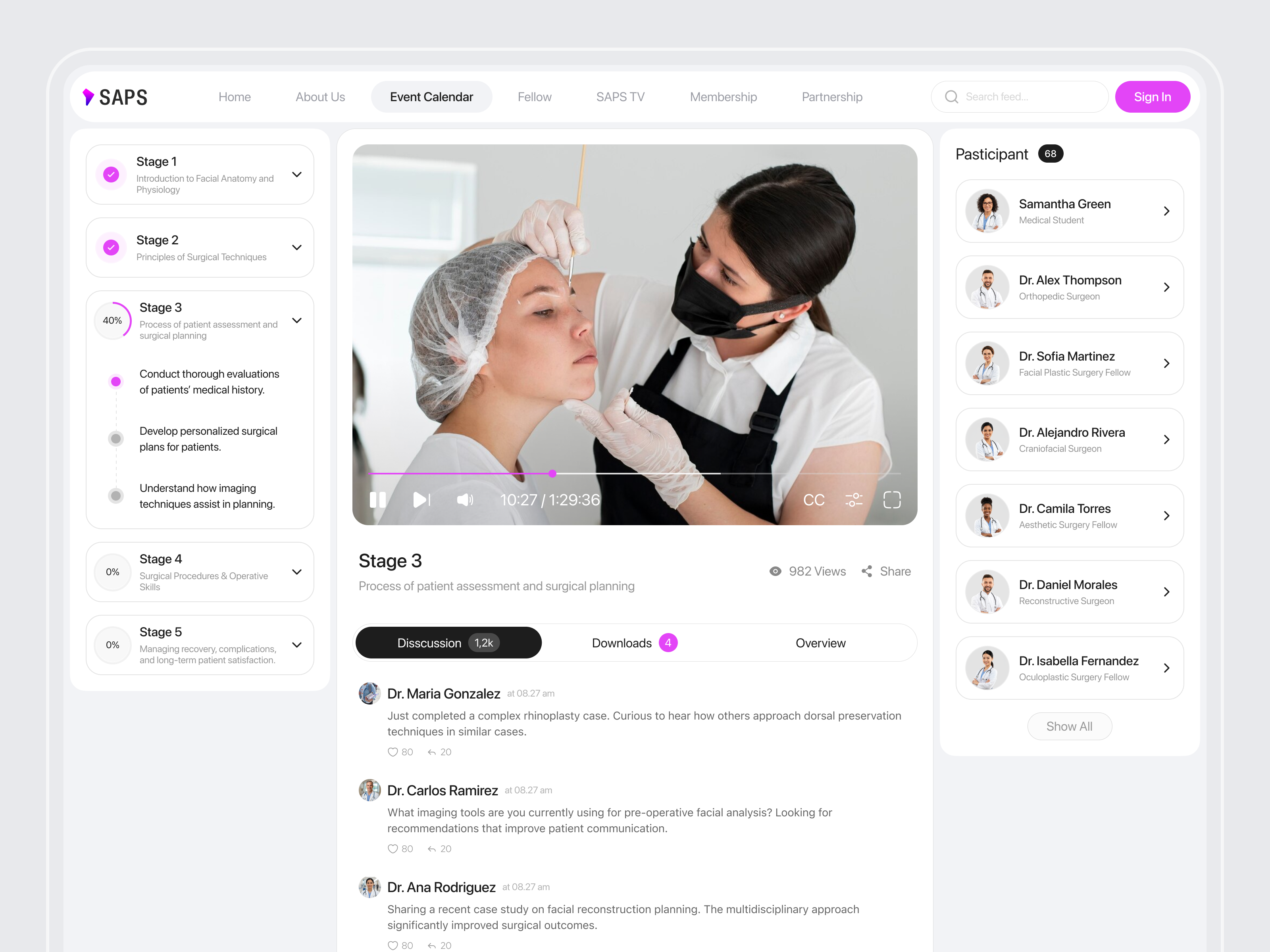 Saps Community Website Redesign