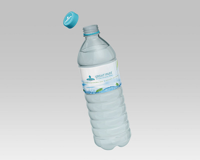 Water Bottle Branding Concept branding graphic design