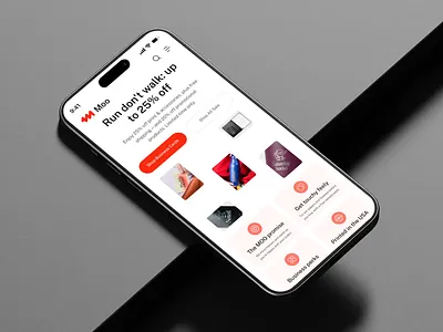 Ecommerce Mobile App UI – Premium Print & Branding Store Experie appdesign brandingdesign designinspiration ecommerceapp ecommerceui freelanceui interface iosapp minimalui mobileappdesign mobileui modernui productdesign responsivedesign shoppingapp startupdesign uidesign uiux uxdesign