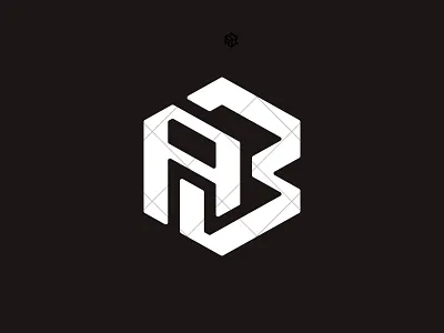 AB Logo ab ab logo ab monogram ba ba logo ba monogram branding design digital art graphic design hexagon icon identity logo logo design logos logotype monogram typography