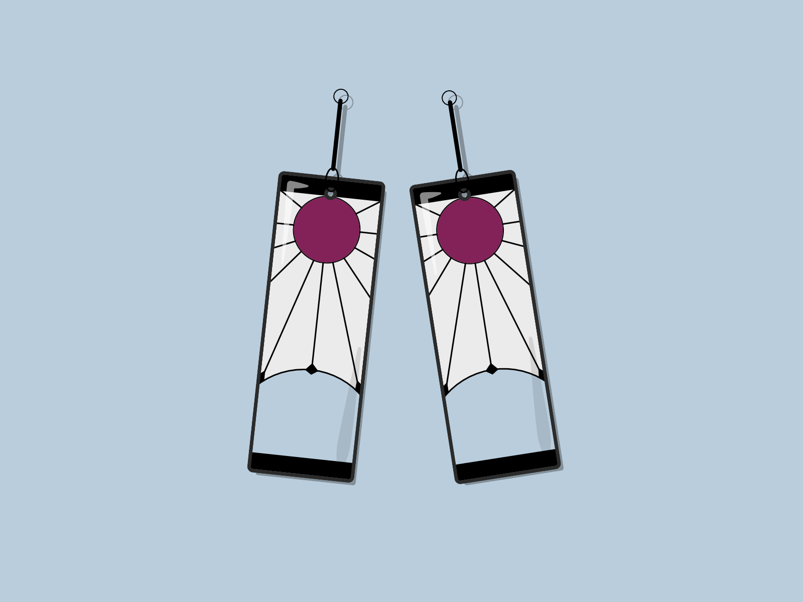 Tanjiro's Hanafuda Earrings : r/Machine_Embroidery