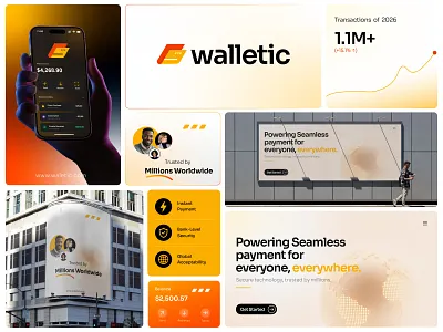 Logo & Brand Identity Design for Payment Platform abstract logo app ui brand identity branding crypto wallet finance logo fintech logo logo logo design pay logo payment logo visual identity wallet logo